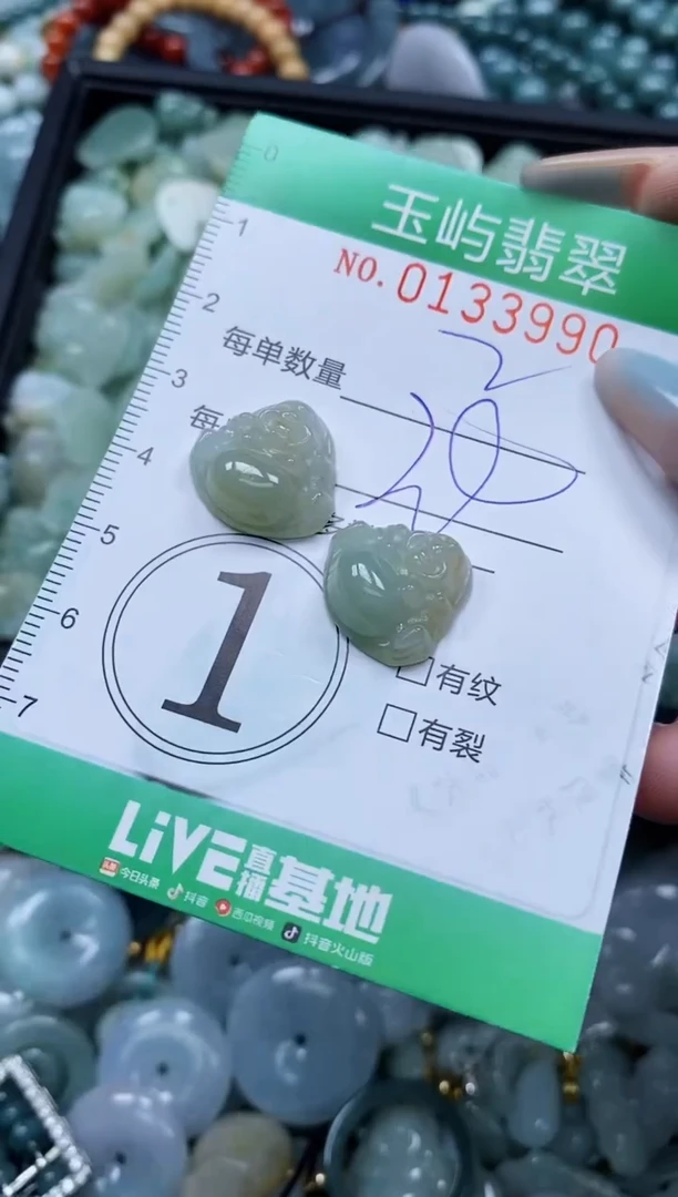 翡翠未镶嵌颈饰闪购0133990