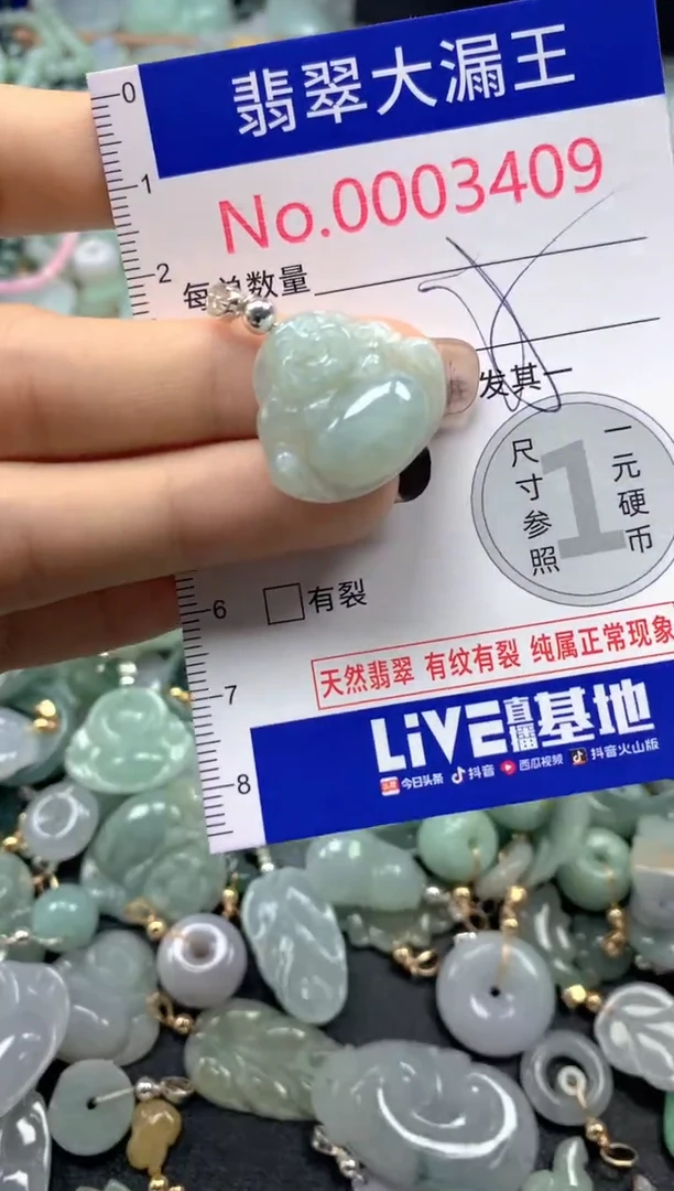 颈饰未镶嵌翡翠3409