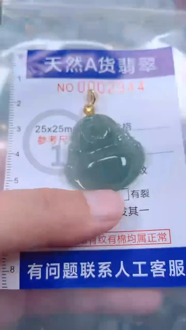 翡翠未镶嵌吊坠(不含链)1
