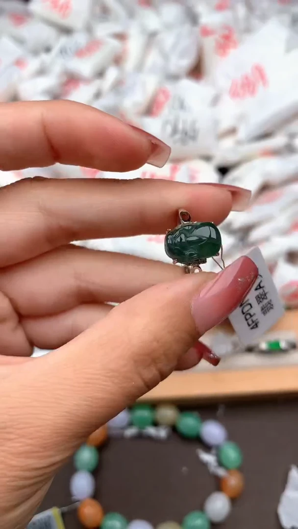 【闪购商品】翡翠戒指银S925镶嵌一