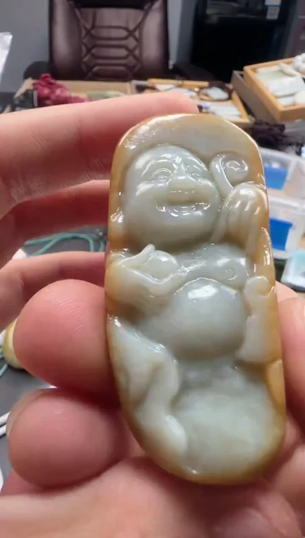 和田玉未镶嵌颈饰拍一发一多样性发货