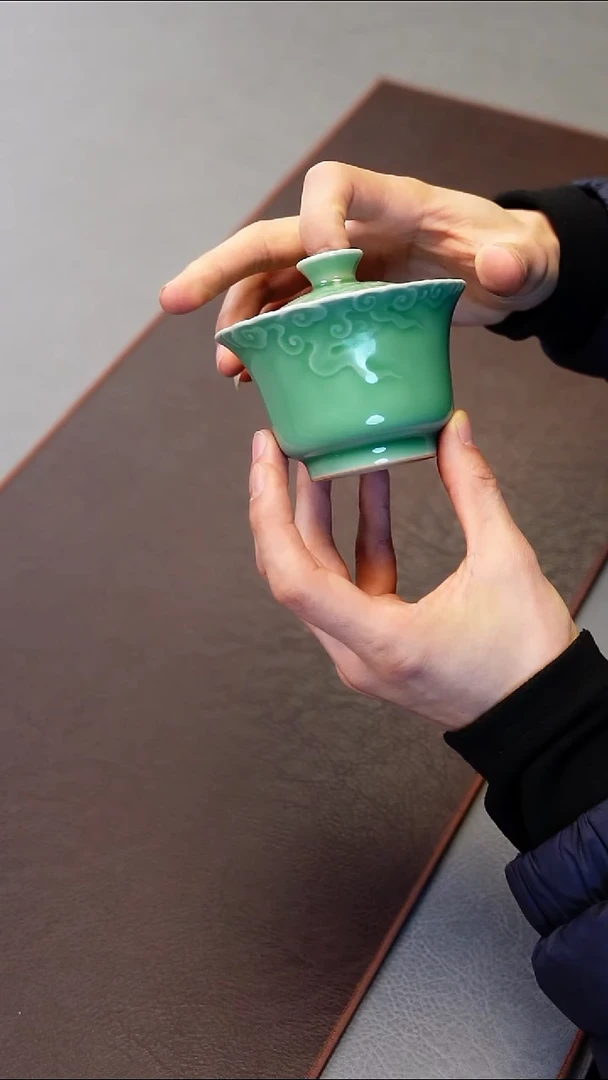 青瓷手工茶器包邮不带礼盒