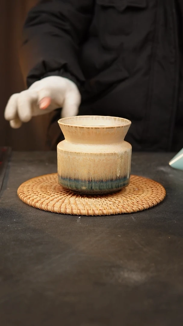 【闪购商品】瓷片泥泥手工花盆