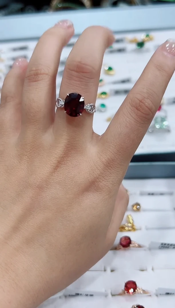 【闪购商品】碧玺戒指18K金镶嵌·