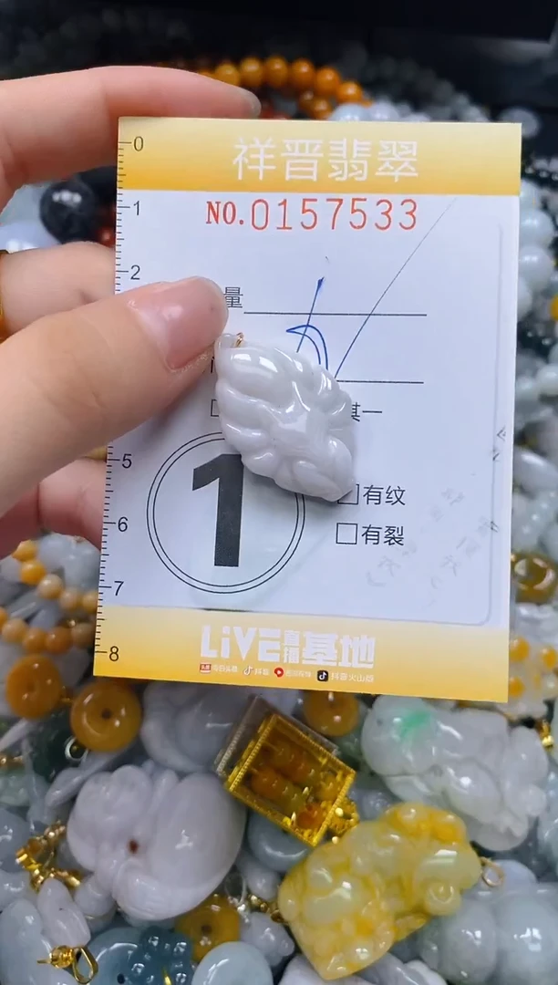 翡翠未镶嵌颈饰闪购0157533多样性发其一