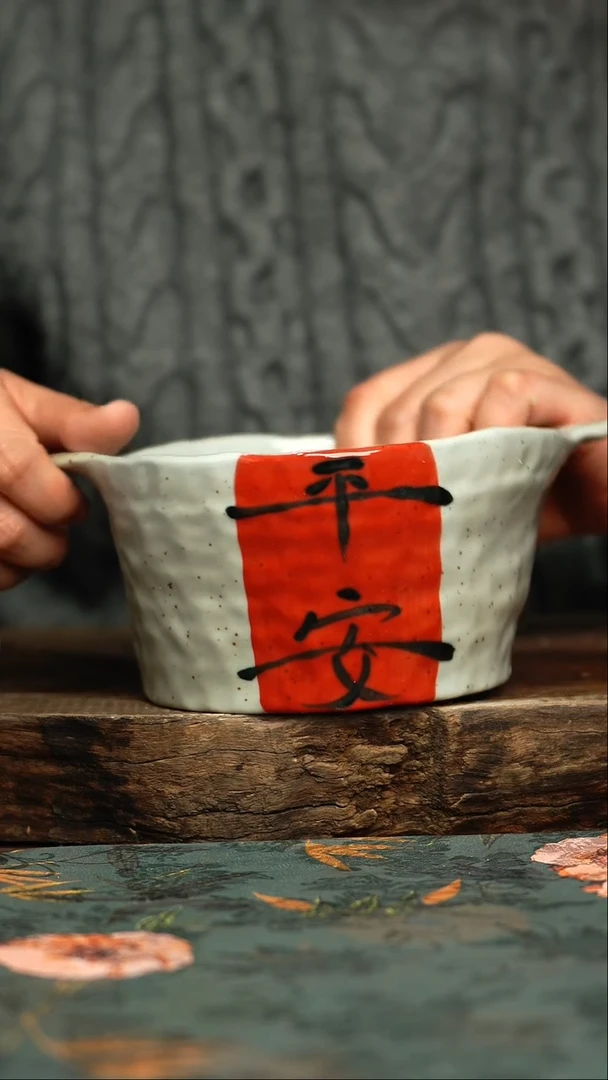 【闪购商品】杯杯釉下彩手工手绘同款陶器