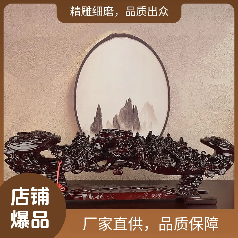 十八罗汉大如意摆件工艺品客厅前台办公室装饰品开业乔迁送礼
