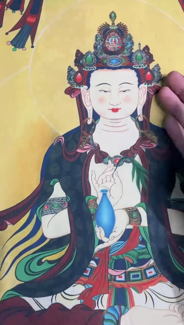 卷轴画东东唐卡tk16