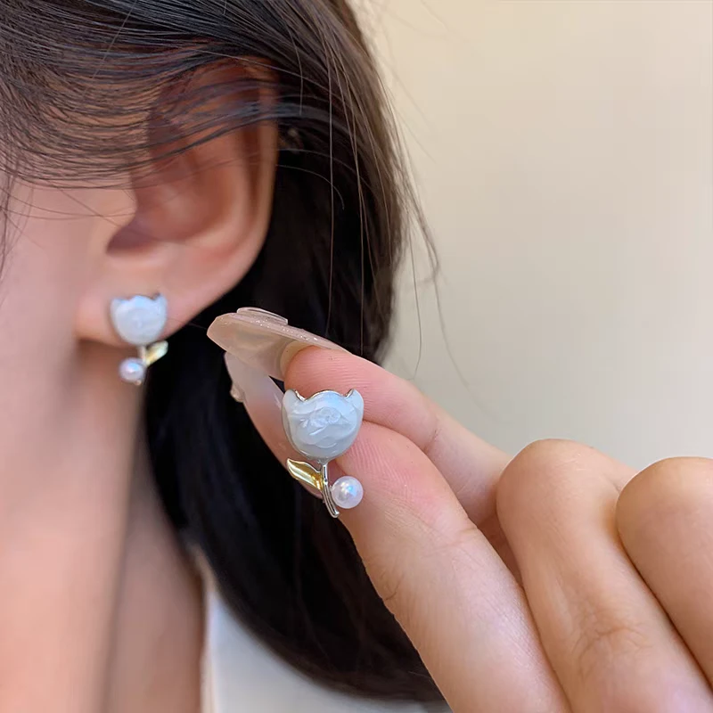 铜合金耳饰 【E053】新款气质温柔耳环精致百搭