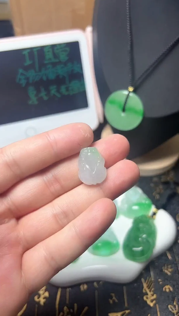 颈饰未镶嵌翡翠所见即所得，一图一物