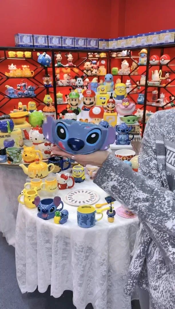 【闪购商品】1@@史迪奇水果沙拉碗