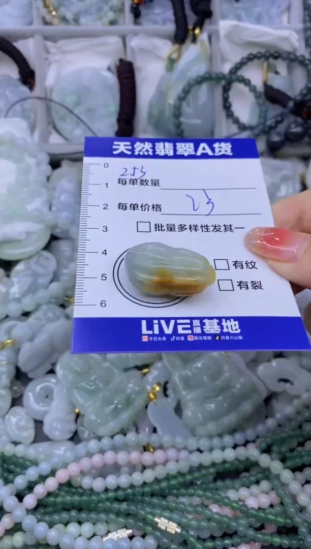 颈饰未镶嵌翡翠天然翡翠A货批量多样性发一件