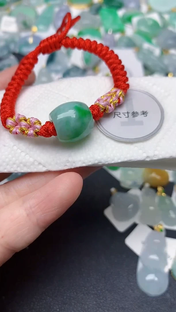 颈饰未镶嵌翡翠天然缅甸A货翡翠