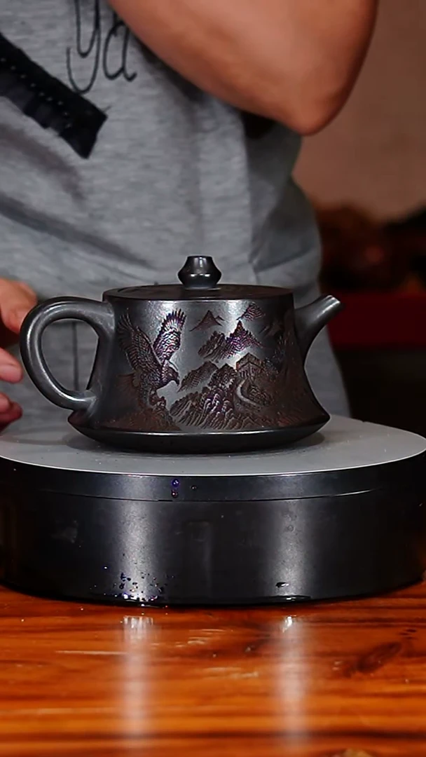 宜兴原矿紫砂壶茶壶500C