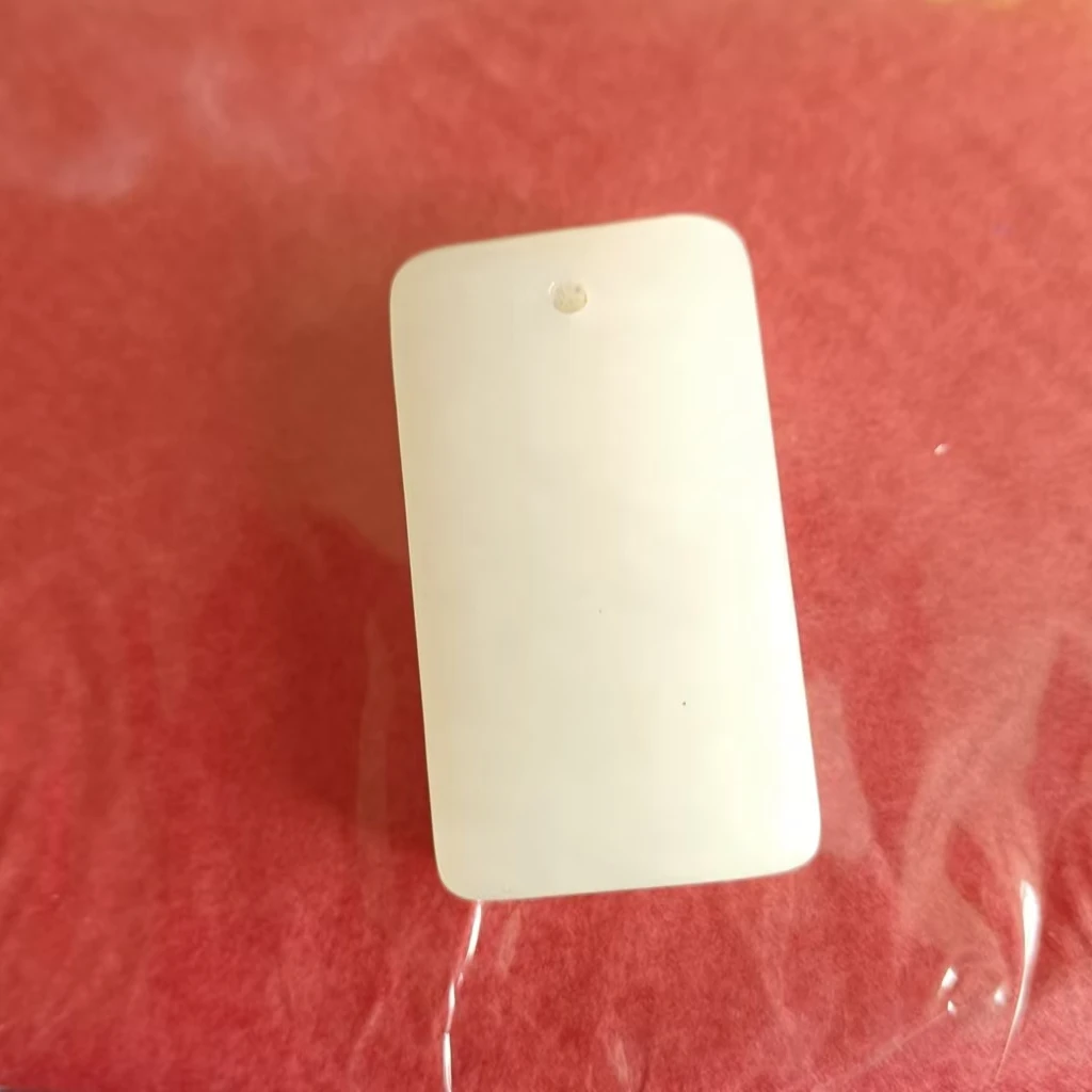 55天然和田玉平安牌-平平安安33.5*19*8.6mm