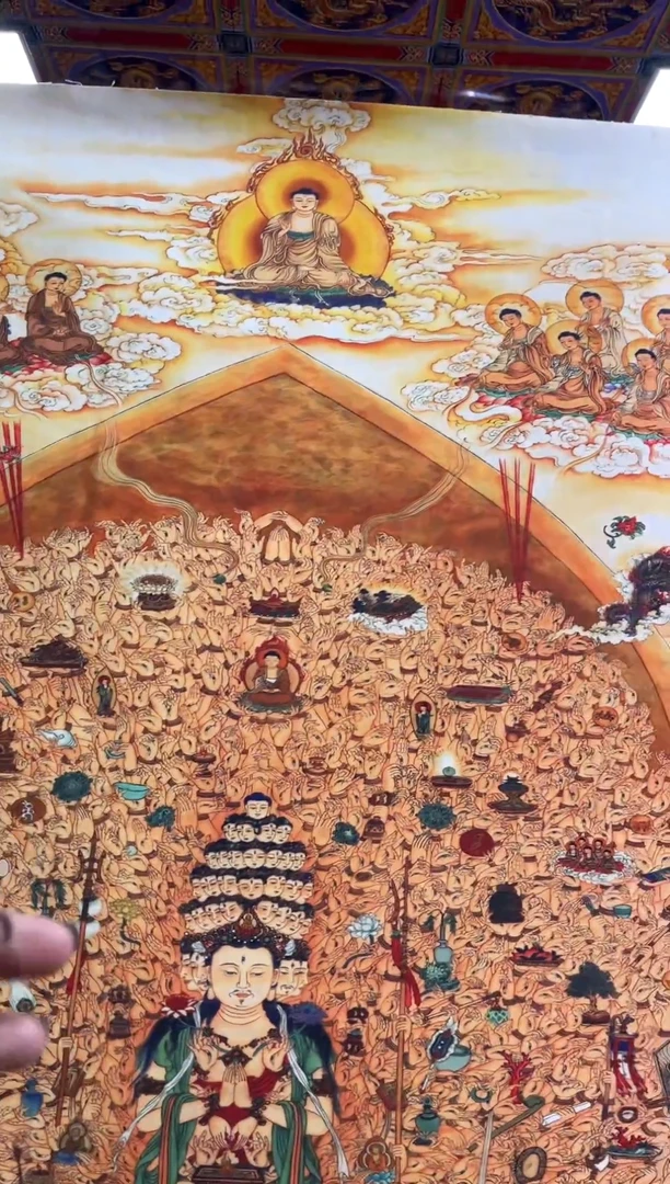 卷轴画晓晓的唐卡tk16