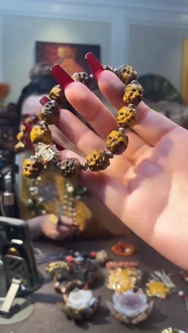 无吊坠925银四象尸尸手串