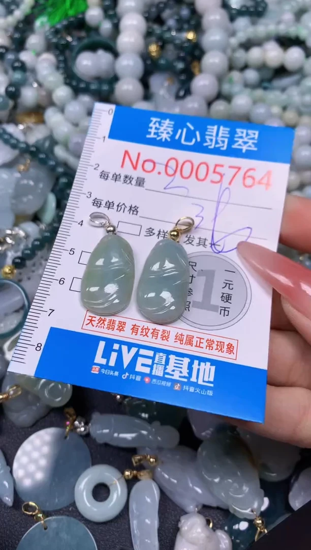 【闪购商品】翡翠颈饰未镶嵌含绳0005764