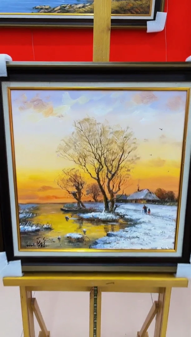 【闪购商品】绘画9梁静-油画-绘画2.3平尺
