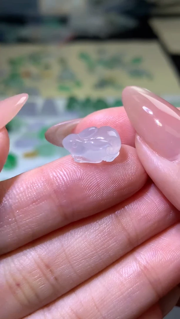 未镶嵌定制翡翠毛货  13.2-8.1-5.6