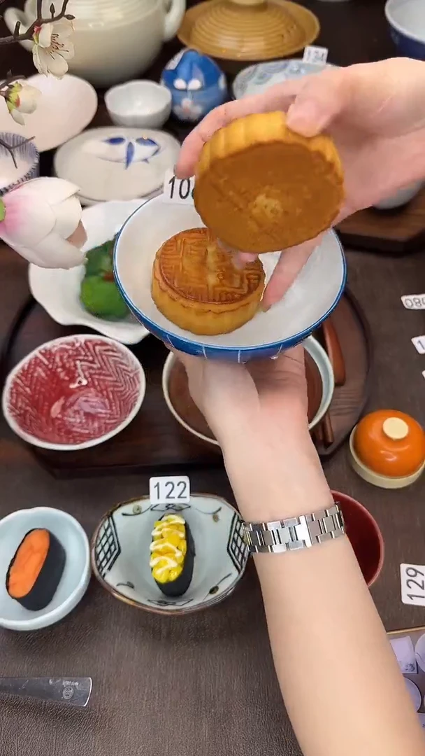 瓷（景蓝）高脚果盘