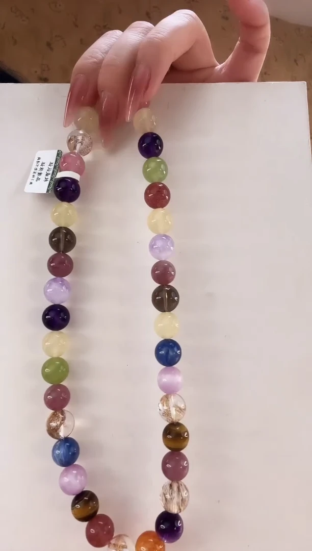 颈饰未镶嵌水晶项链约12MM5188