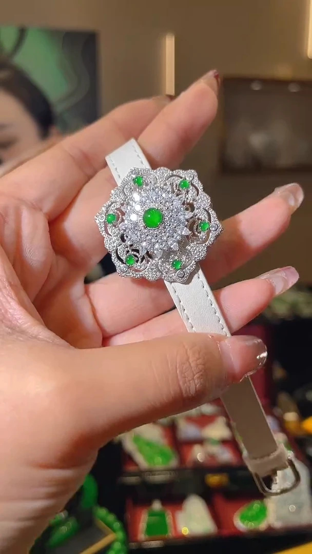 【闪购商品】翡翠手链未镶嵌天然翡翠A货
