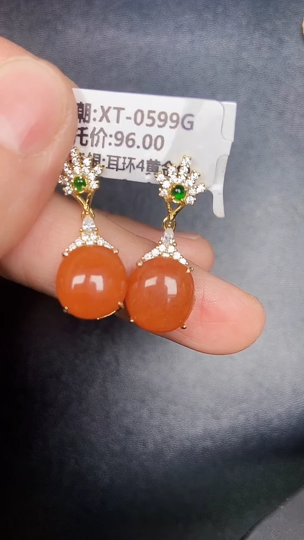 银S925镶嵌戒指翡翠8200