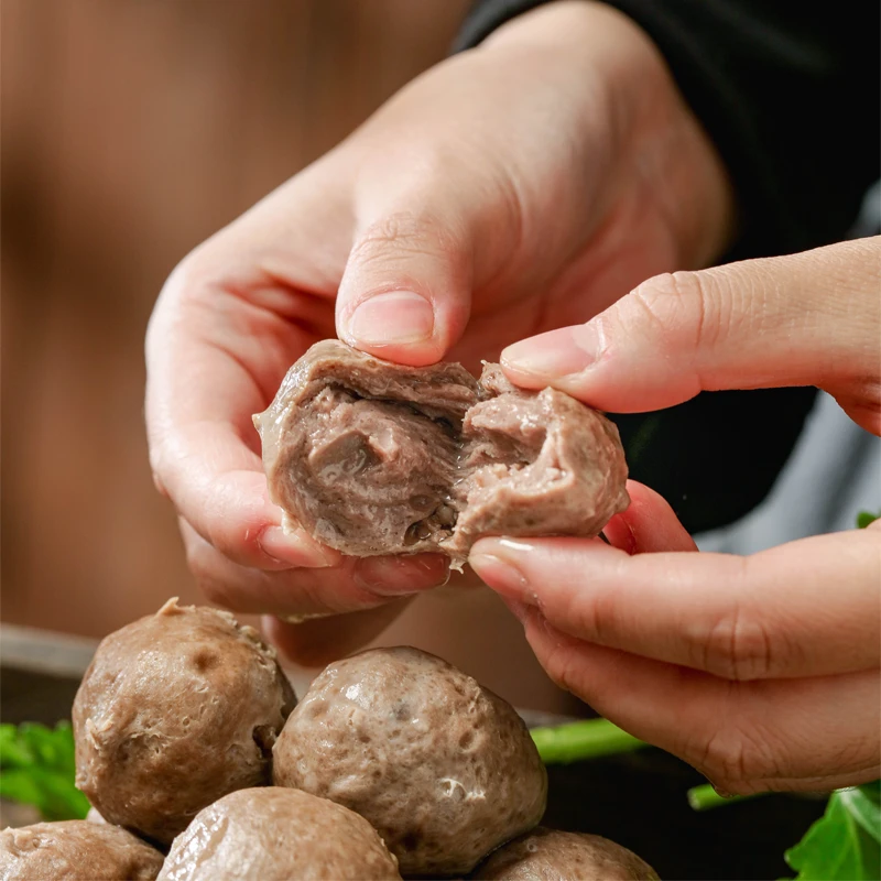 合虎【阿虎】正宗潮汕牛肉丸买3斤再送1.5斤 到手9大包