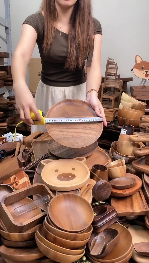 木  南美胡桃木圆盘25*2cm