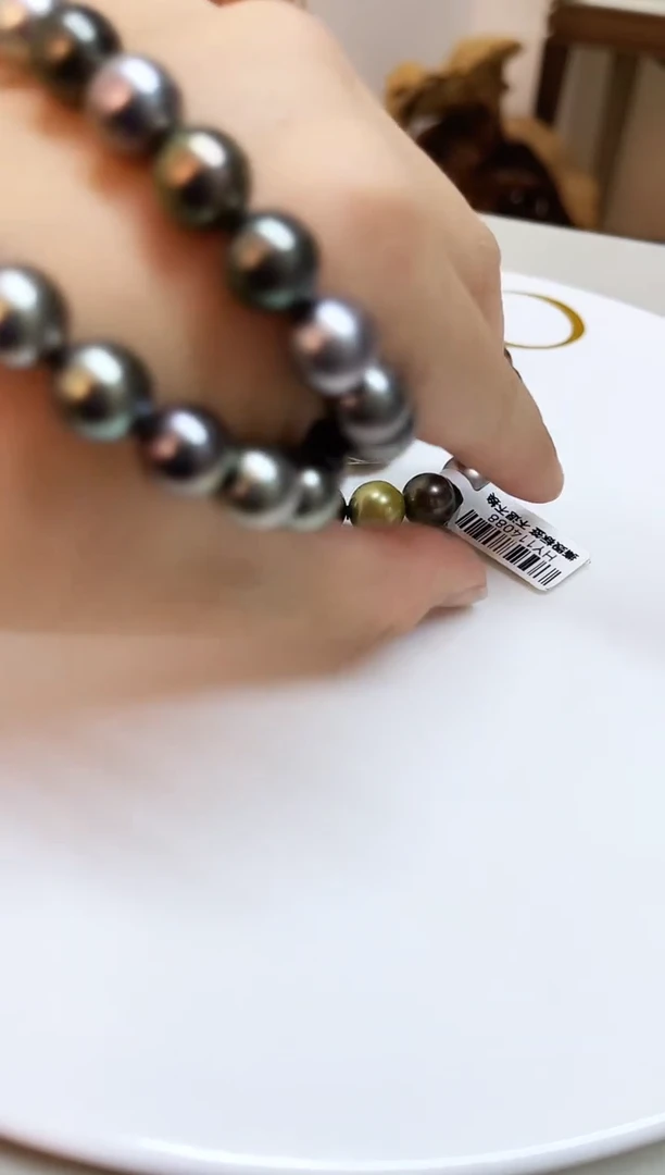 银S925镶嵌颈饰海水珍珠8.1-10.8mm