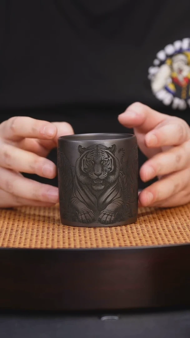 宜兴全手工紫砂杯