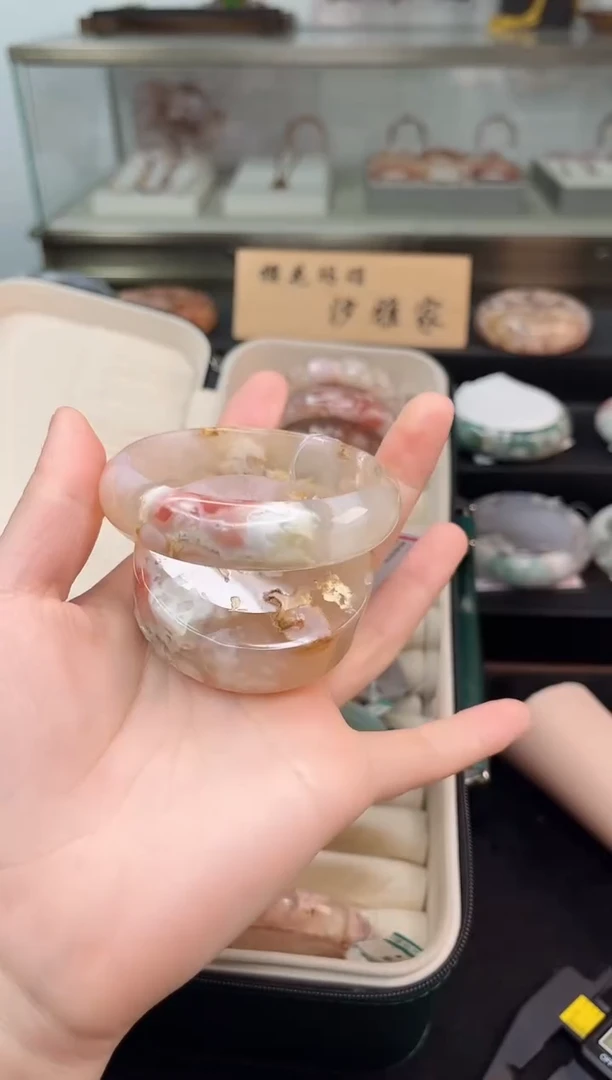 未镶嵌手镯石英质玉57圈口（赠品镯心）S965806