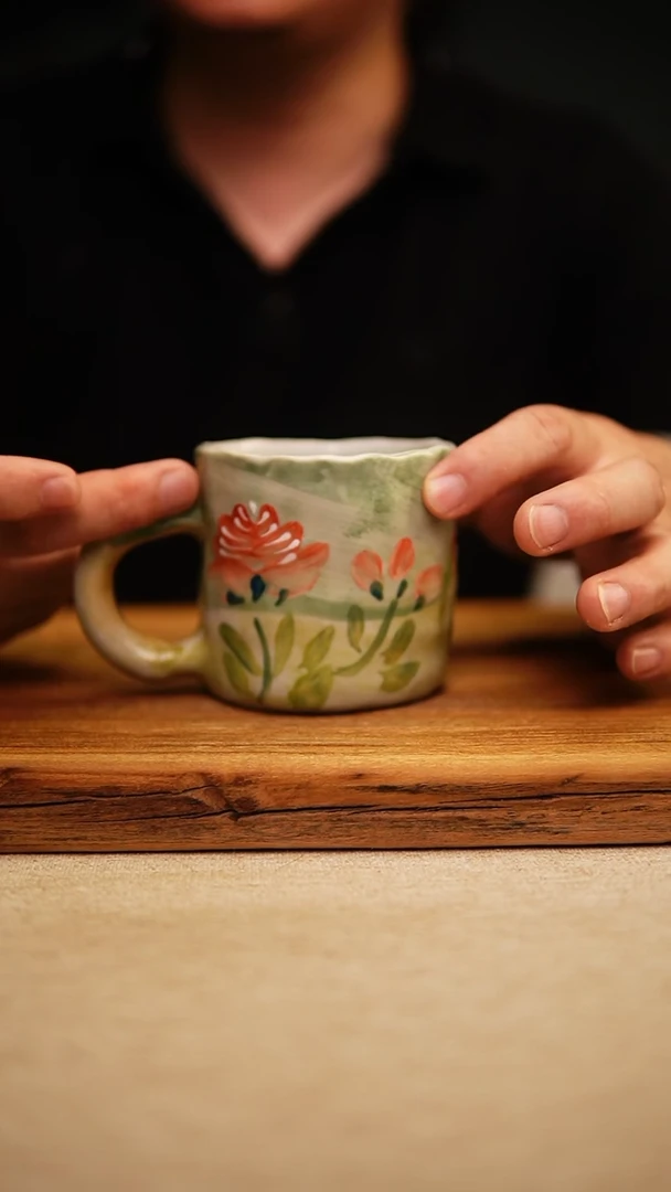 @@陶园瓷舍@@纯手工手绘@高温釉下彩