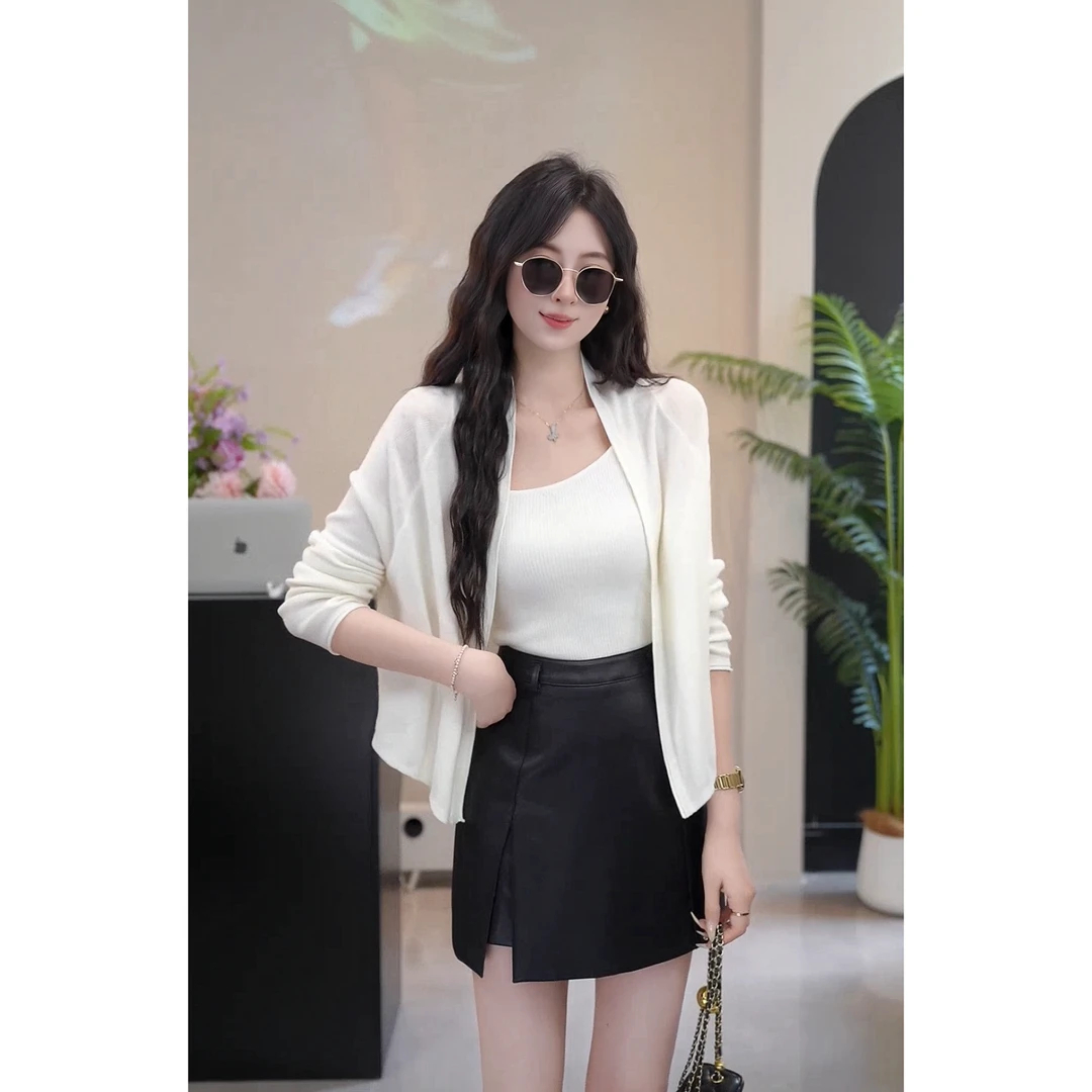 YUANLIANSU/圆脸酥【未闻花名】设计感气质吊带+开衫两件套女装秋季