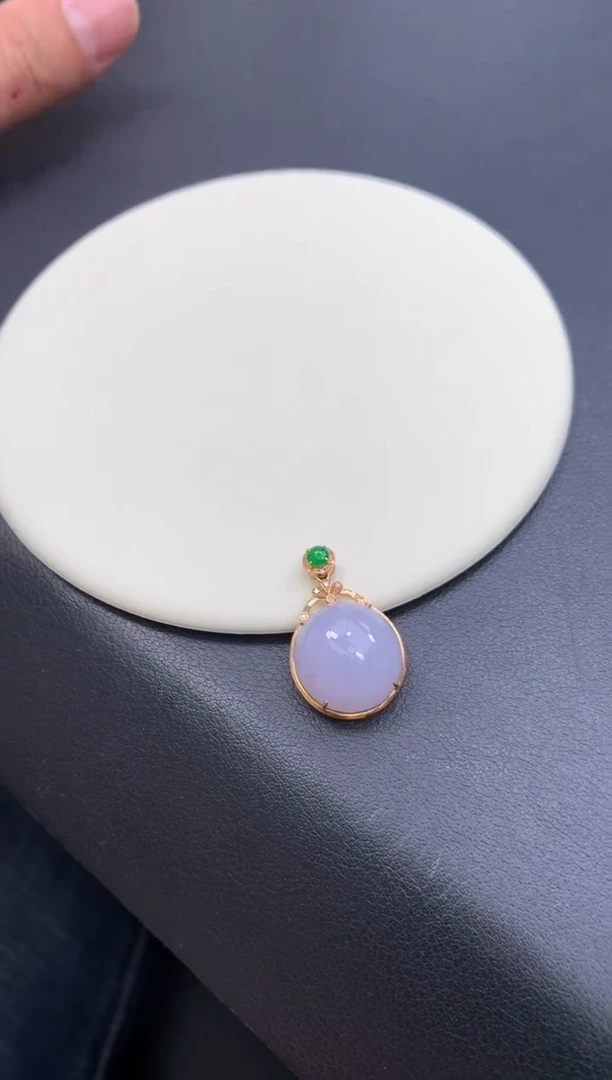 18K金镶嵌定制翡翠48小时鉴赏期 退货不扣服务费