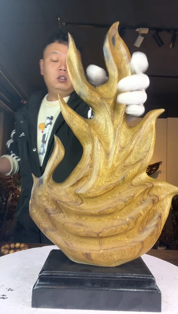 金丝楠悟*006金丝楠自然随型摆件