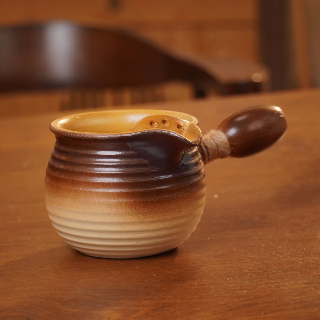 围炉煮茶烤奶茶罐家用室内煮茶壶可干烧云南管管烤奶壶侧把壶奶罐