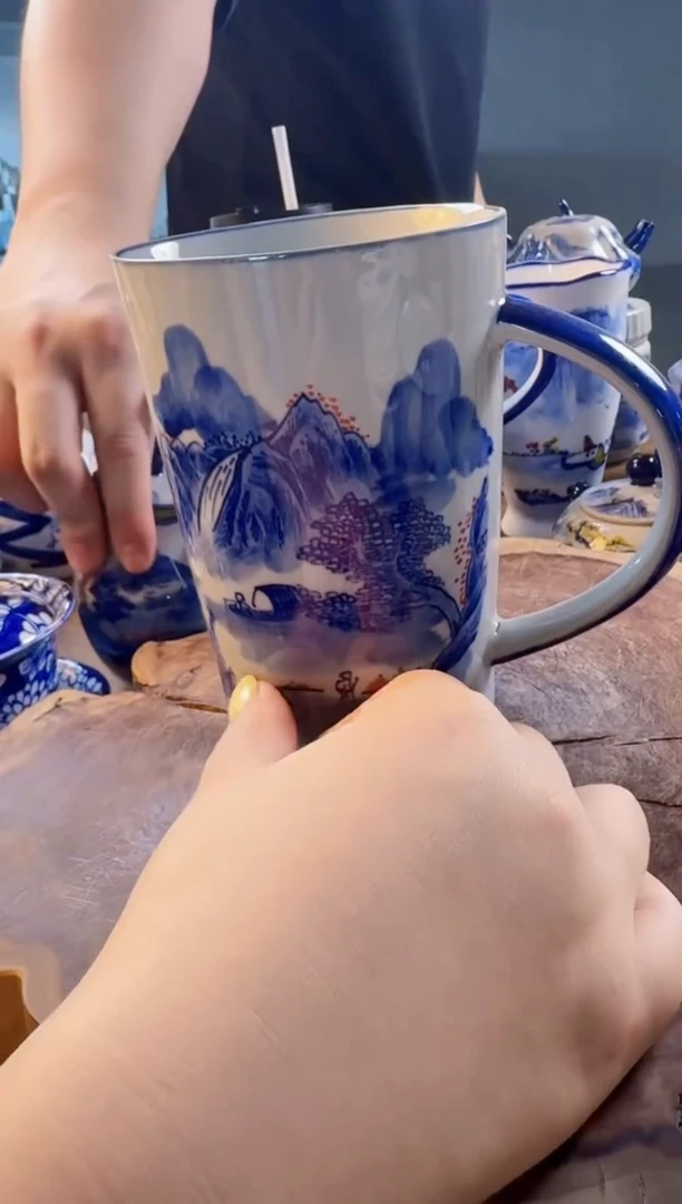 壶728老陶泥扎啤杯