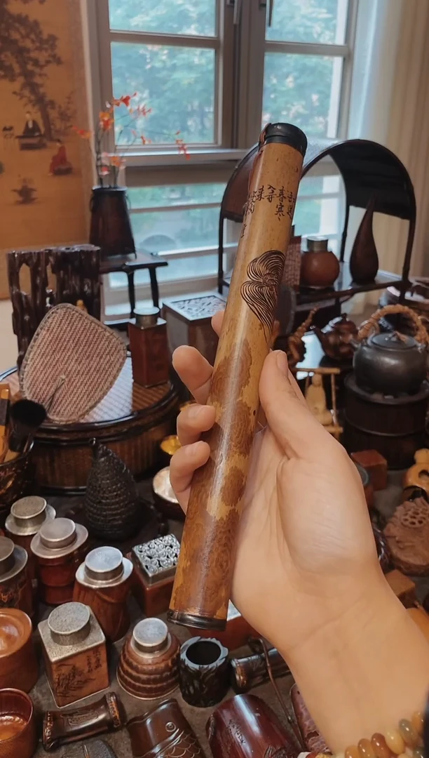 无**天湘妃竹精品款香筒