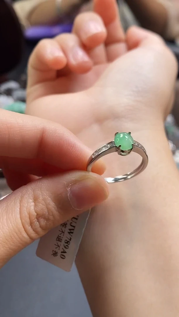 颈饰银S925镶嵌翡翠14310