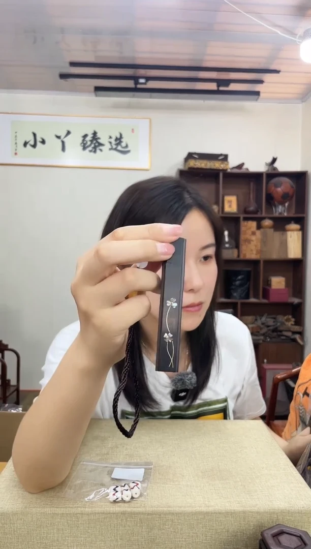 乌木类端景台516紫光檀火折子摆件木木木