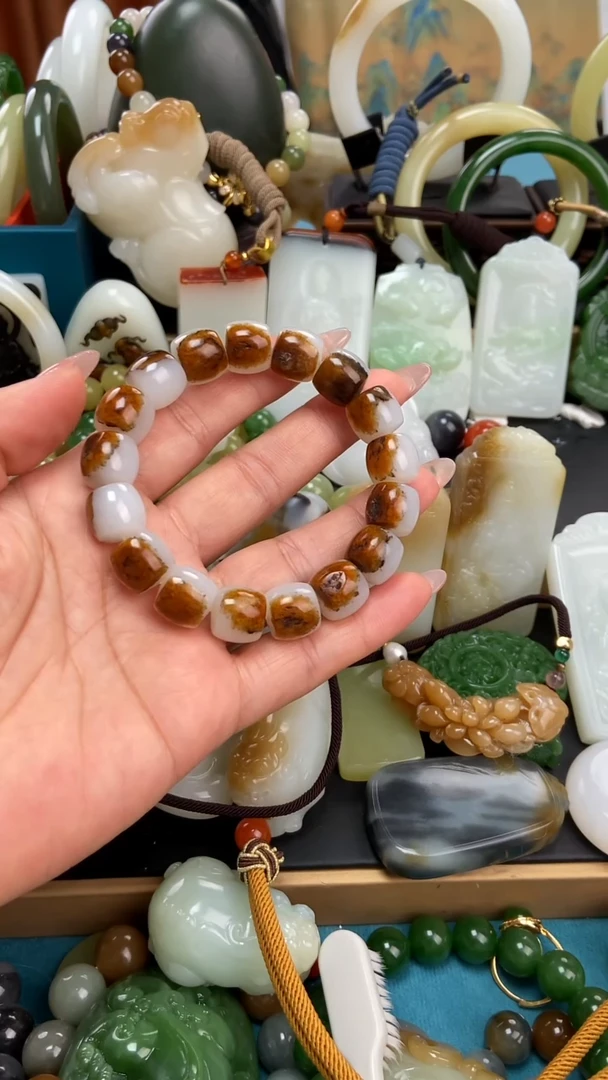 未镶嵌手串和田玉手串