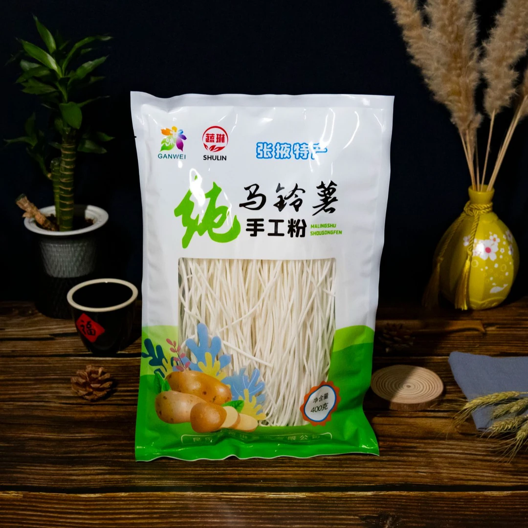 甘肃民乐自然晾晒纯手工土豆粉条400g细粉