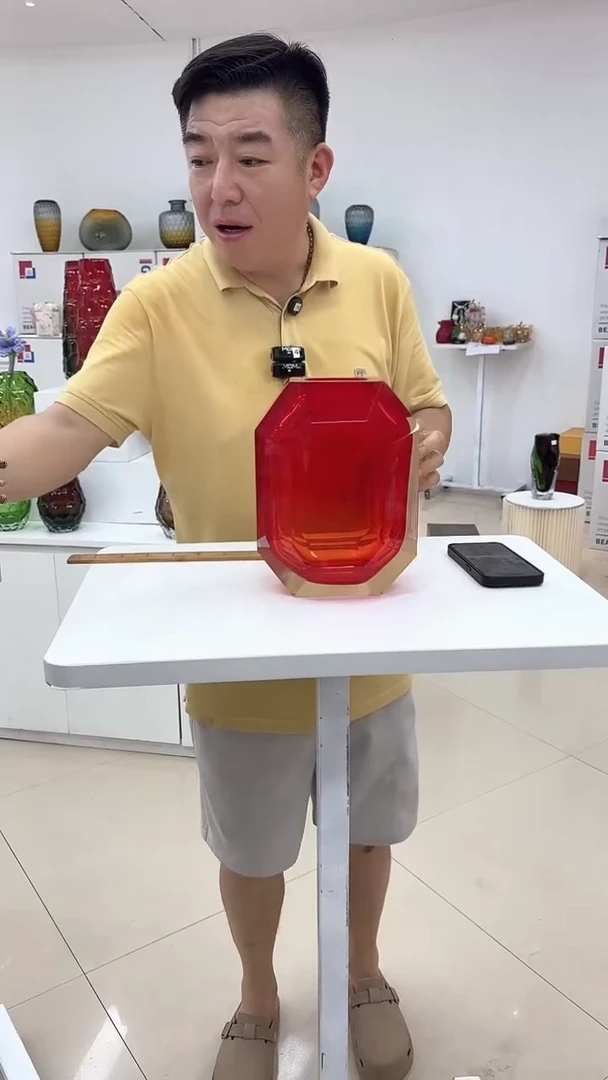 玻璃外贸尾货花瓶077