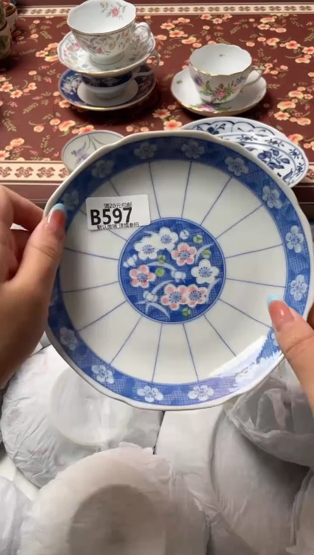 瓷片小***月瓷器瓷器B597