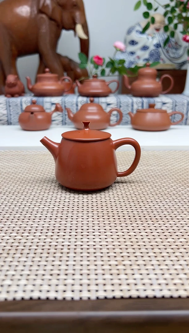 原矿朱泥全手 高瓢 120cc