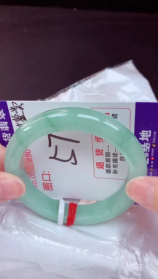 未镶嵌手镯翡翠57（48小时鉴赏期 ）
