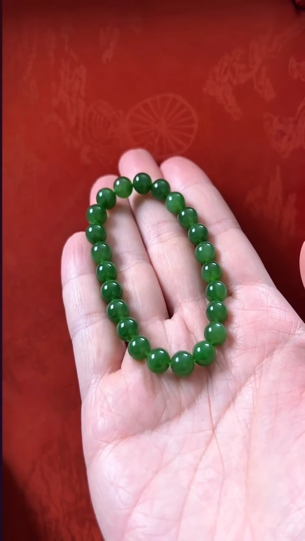 未镶嵌和田玉挂件碧玉高品级手串（放漏款）