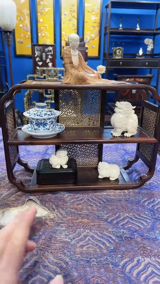 【闪购商品】红酸枝木类成套家具茶边柜
